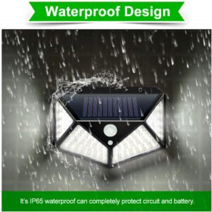 100 LED Outdoor Solar Lights with Motion Sensor