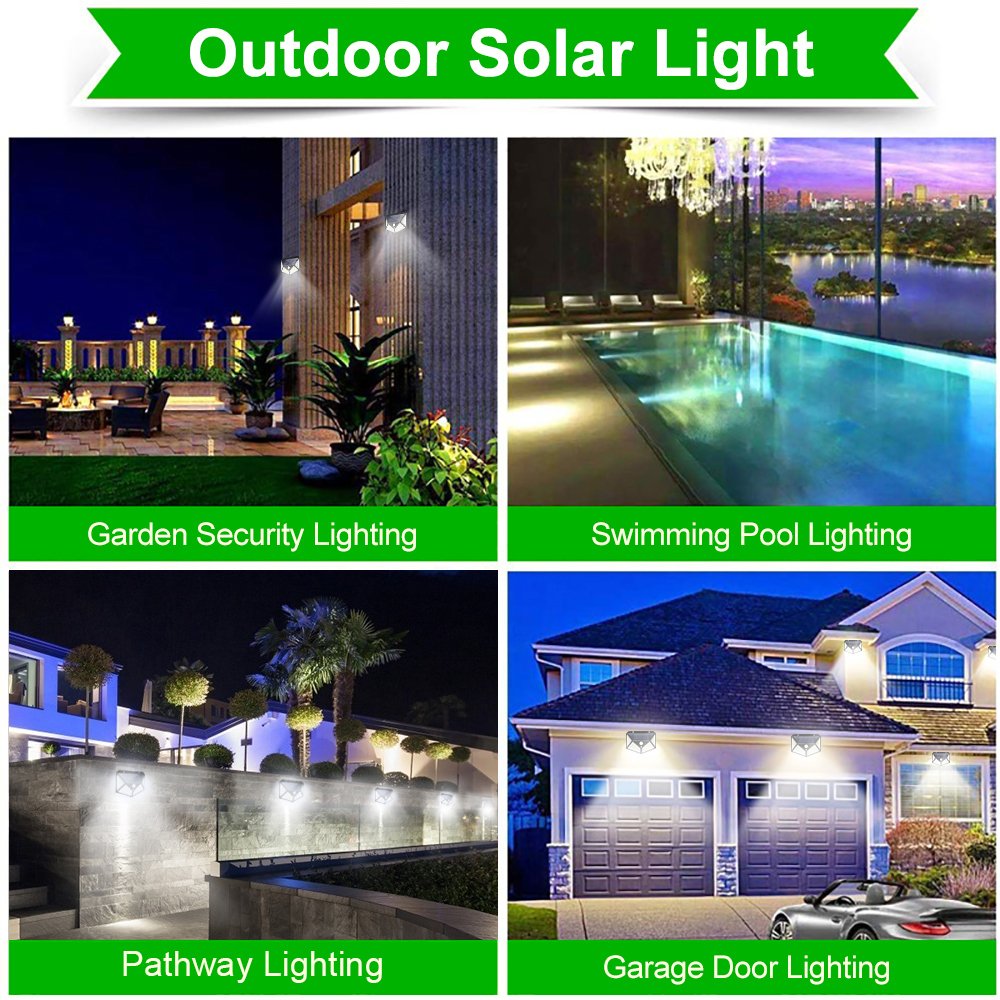 100 LED Outdoor Solar Lights with Motion Sensor - Image 5