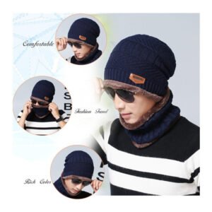 Winter Woolen Cap Neck Warmer (Pack of 2)