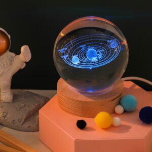 3D Crystal Ball Night Lamp